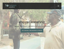 Tablet Screenshot of envisionnonprofit.com